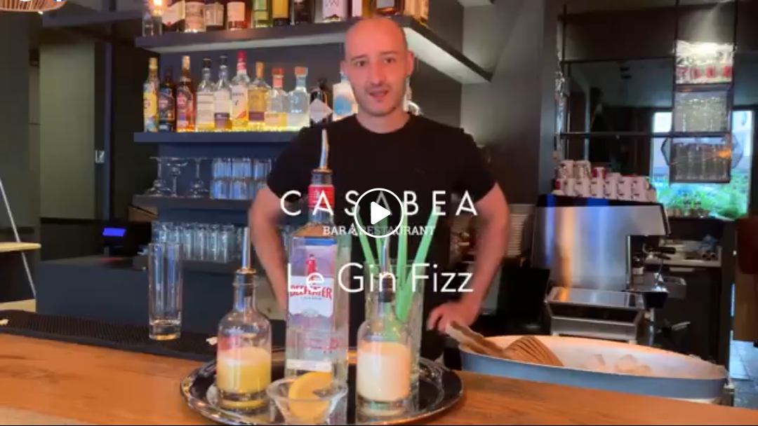 capture d'écran recette gin fizz casabea