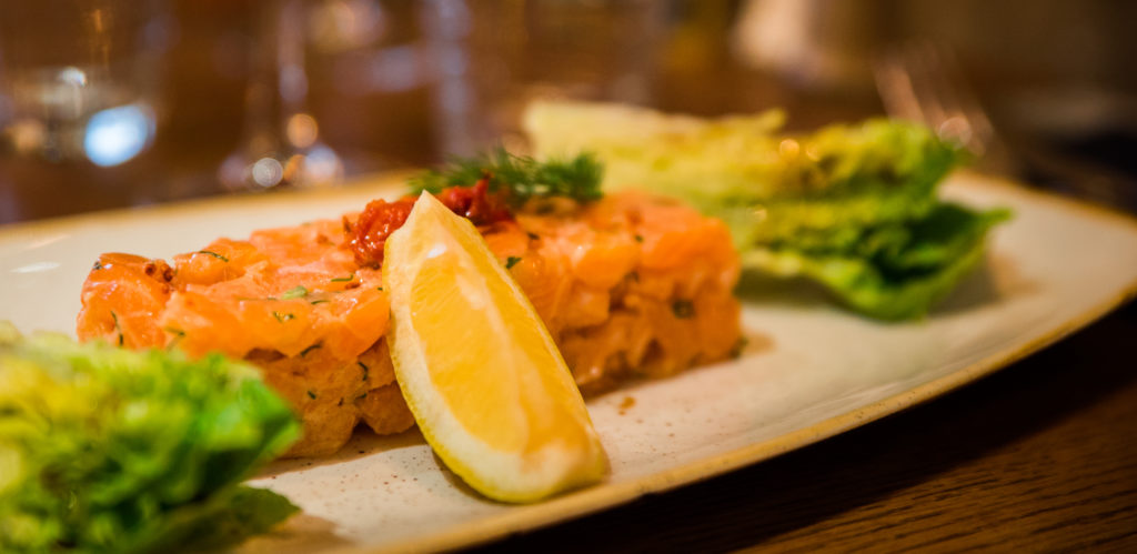 tartare de saumon